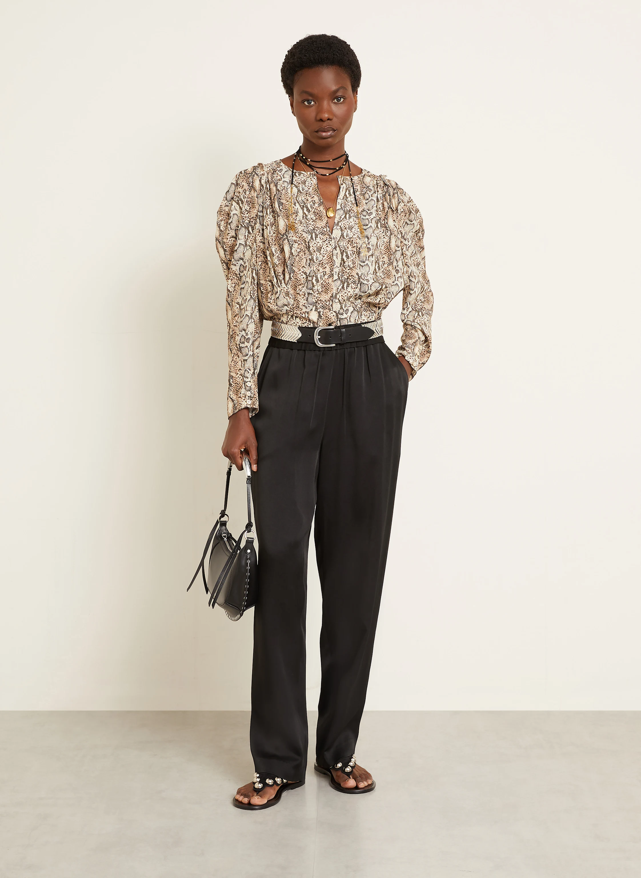 ISABEL MARANT Satinhose KENDRY