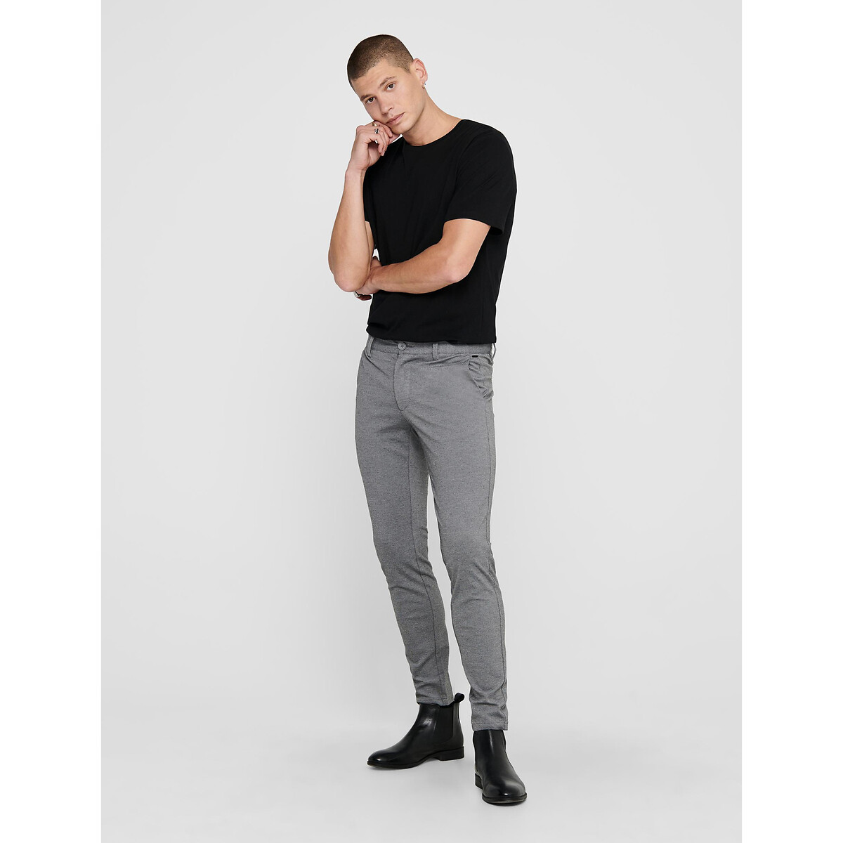 ONLY & SONS<br>Calças slim, stretch, Mark