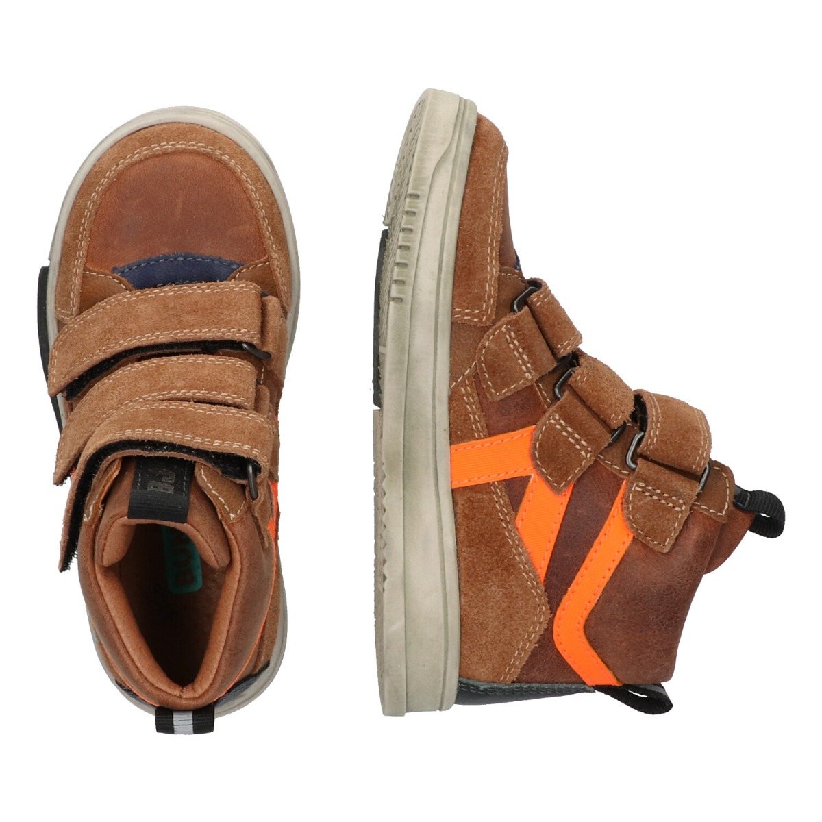 Milan Mieters - Hoge Sneakers Bunnies Bruin