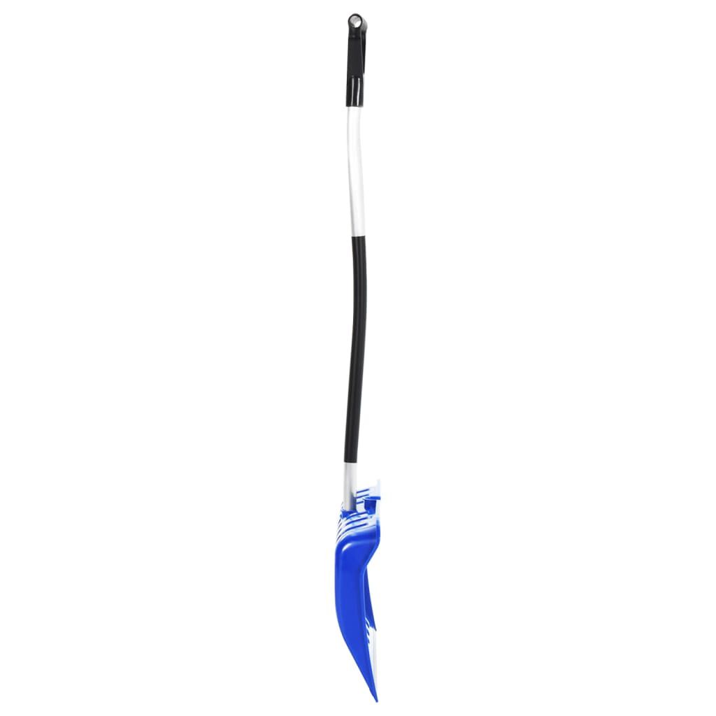 vidaXL Sneeuwschuiver blauw 145 cm aluminium
