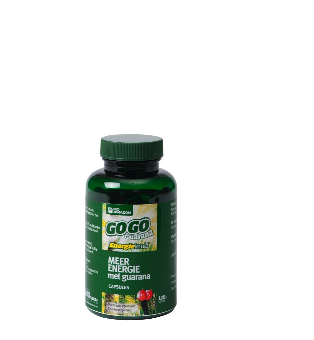 Rio Gogo guarana 500 mg (120 vega capsules)