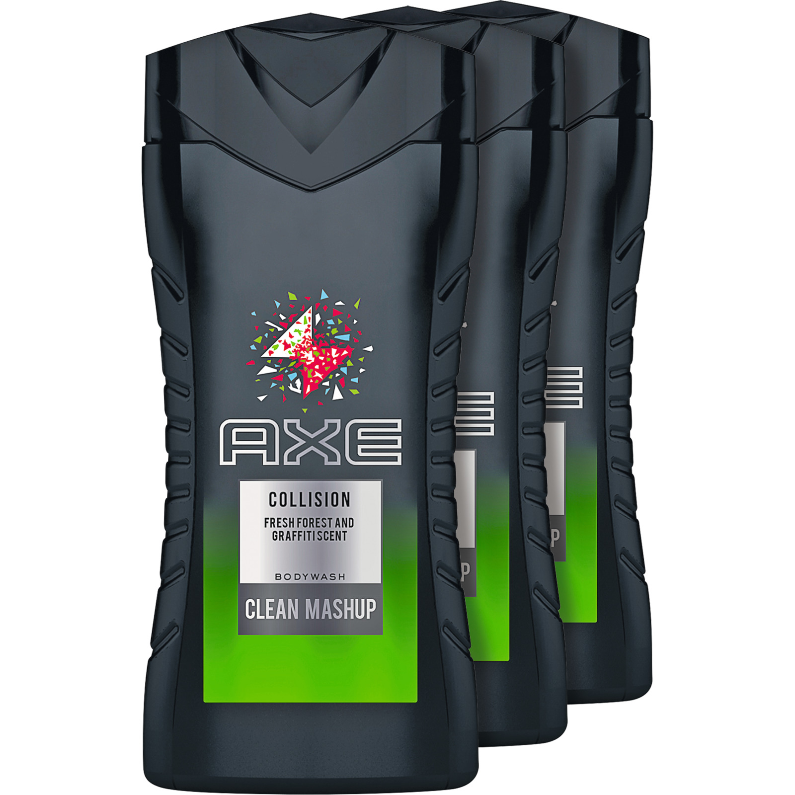 Axe Dusch Collision Fresh Forest & Grafitti 3 x 250 ml