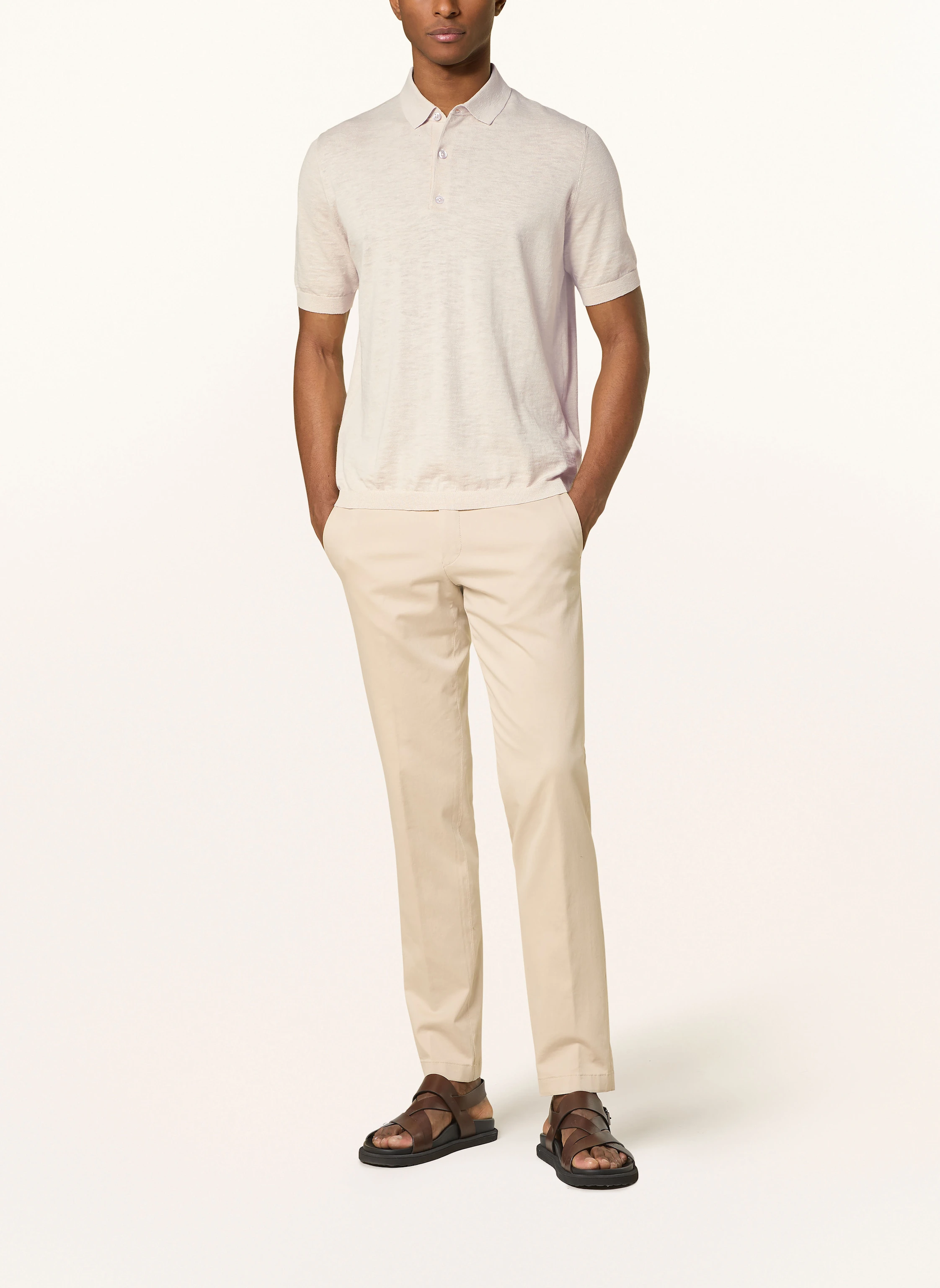 STROKESMAN'S Strick-Poloshirt
