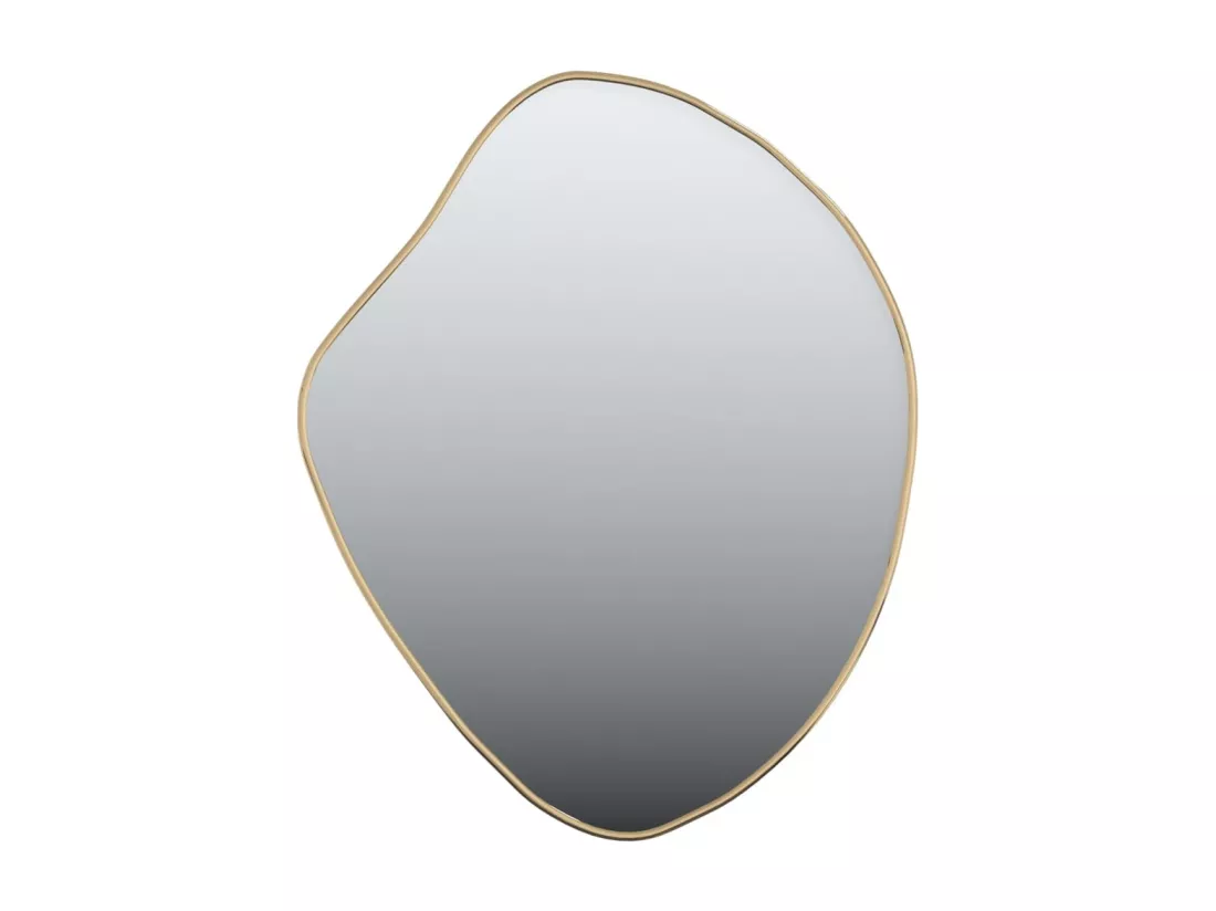 Miroir mural Doré 60x50 cm
