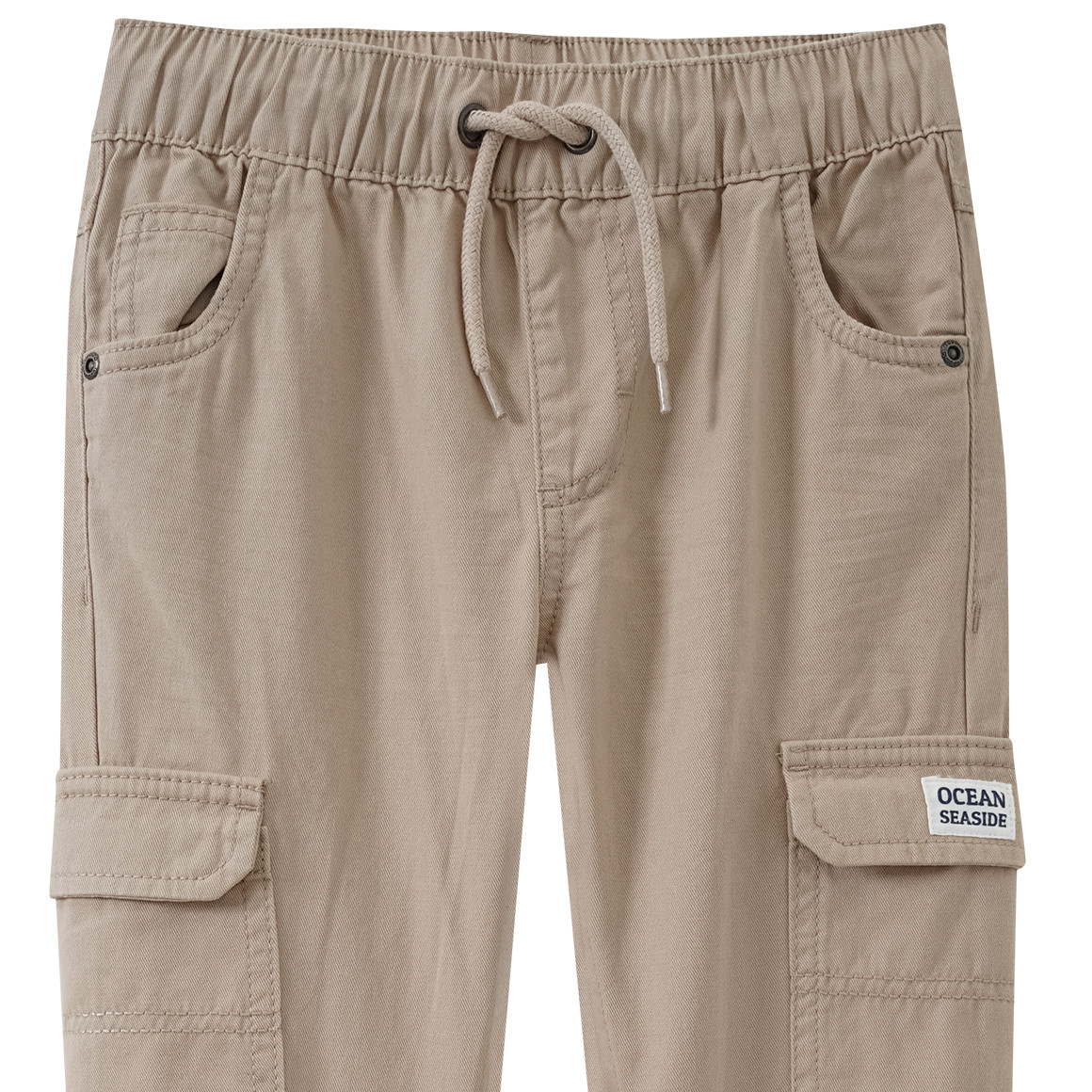 Topolino Jungen Cargohose mit Tunnelzug beige