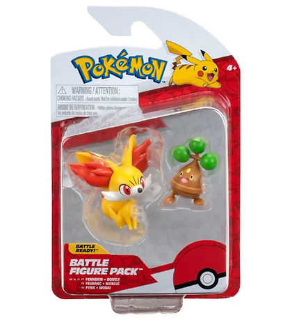 Pok?mon Figurer - 2-pak - Battle Figure - Fennekin/Bonsly