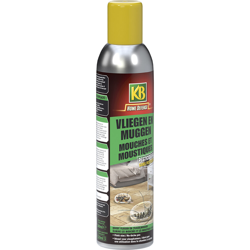 6x KB Home Defense Vliegende insecten Spray Pesticidevrij 300 ml