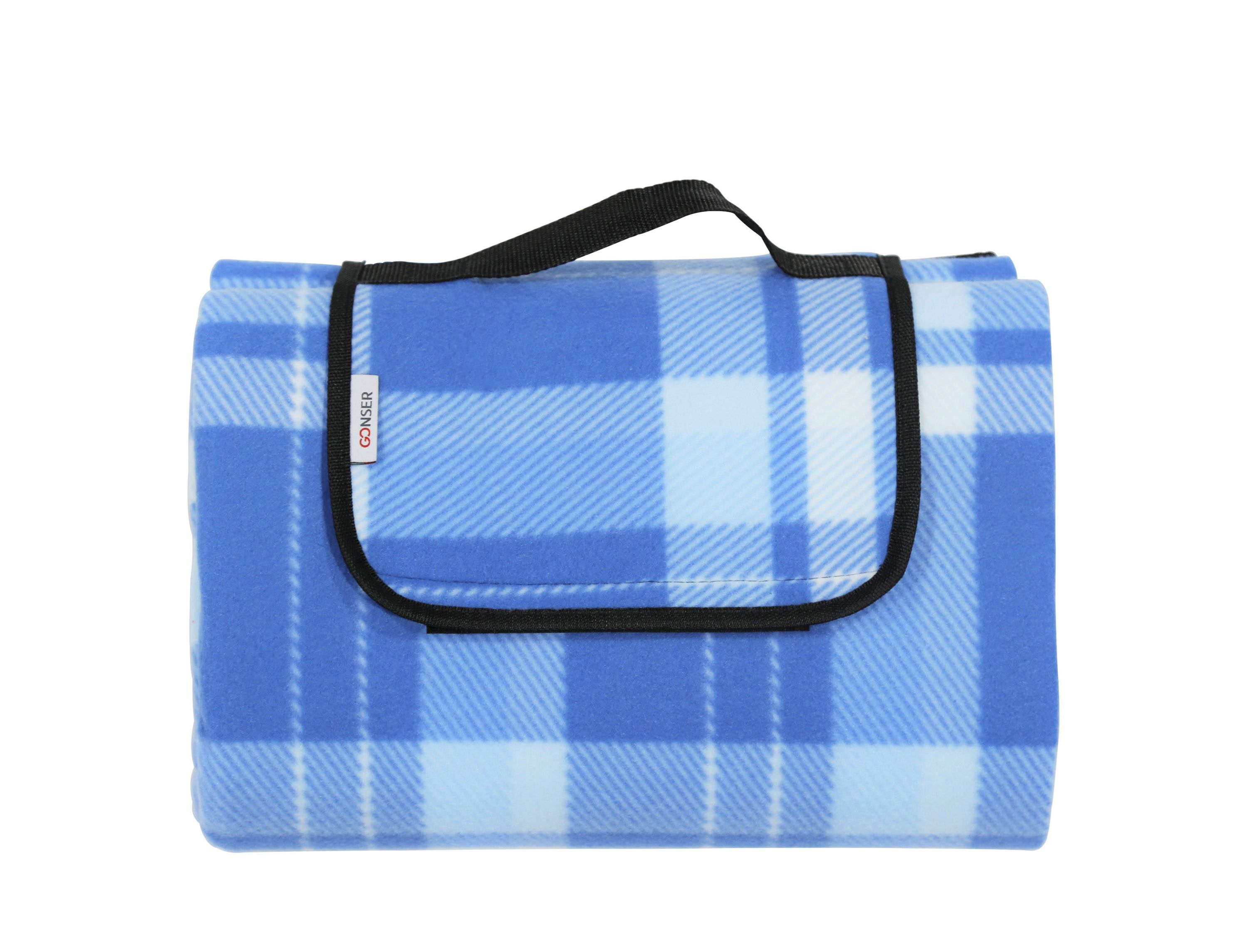 Picknickdecke 200 x 195 cm blau