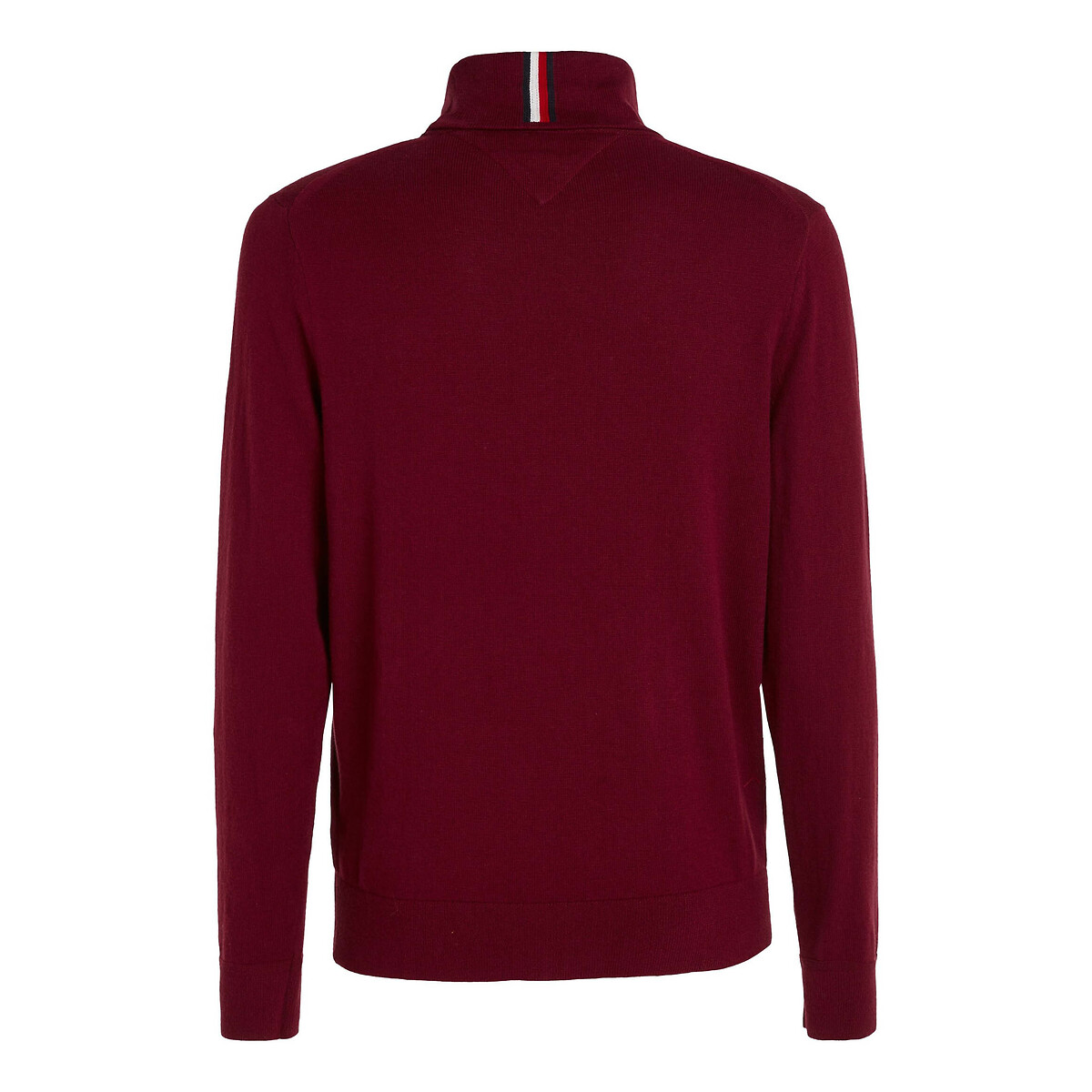 TOMMY HILFIGER<br>Suéter de gola alta em algodão pima e cashmere