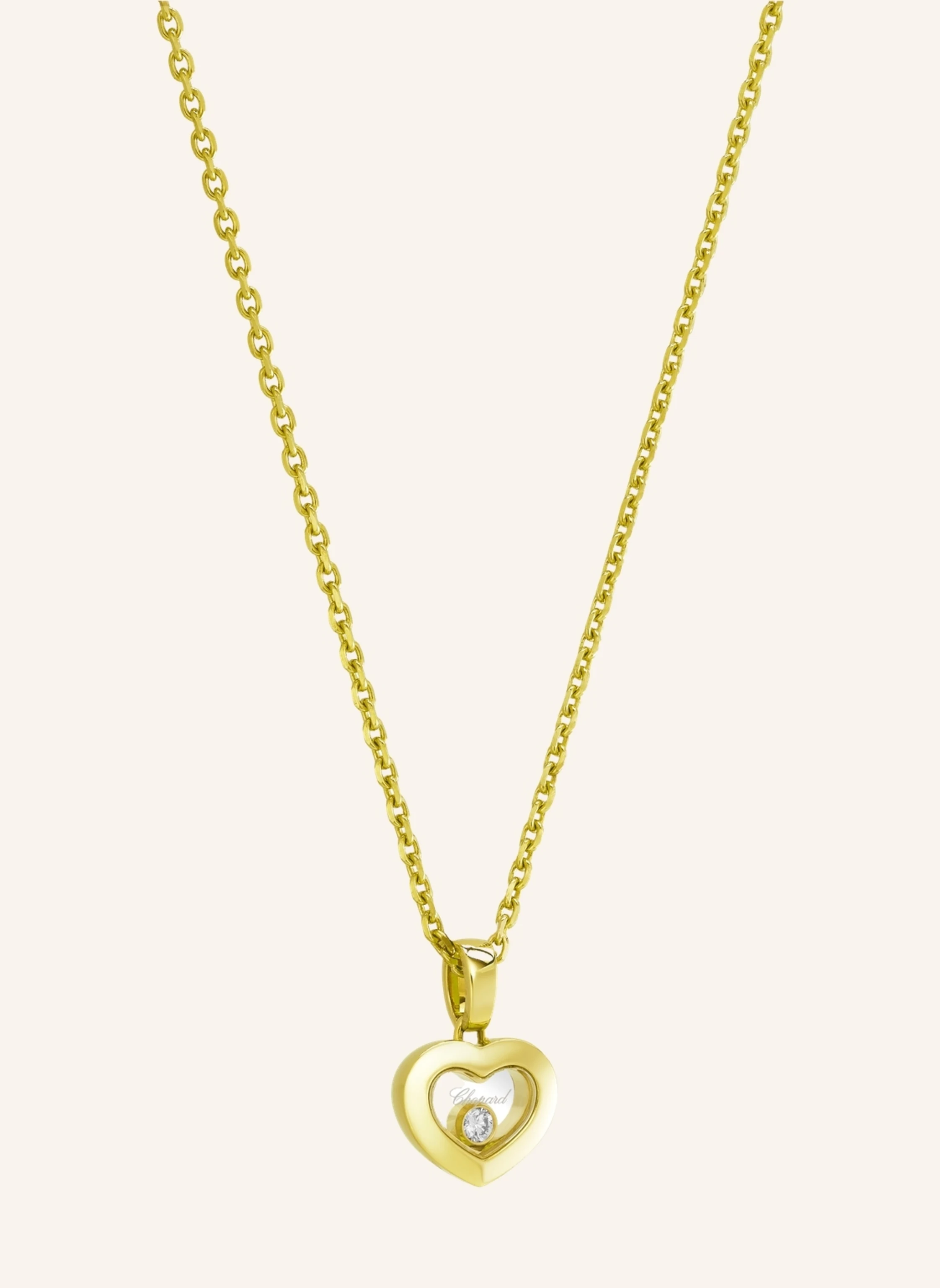 Chopard Anhänger HAPPY DIAMONDS ICONS Anhänger aus 18 Karat Gelbgold und Diamanten