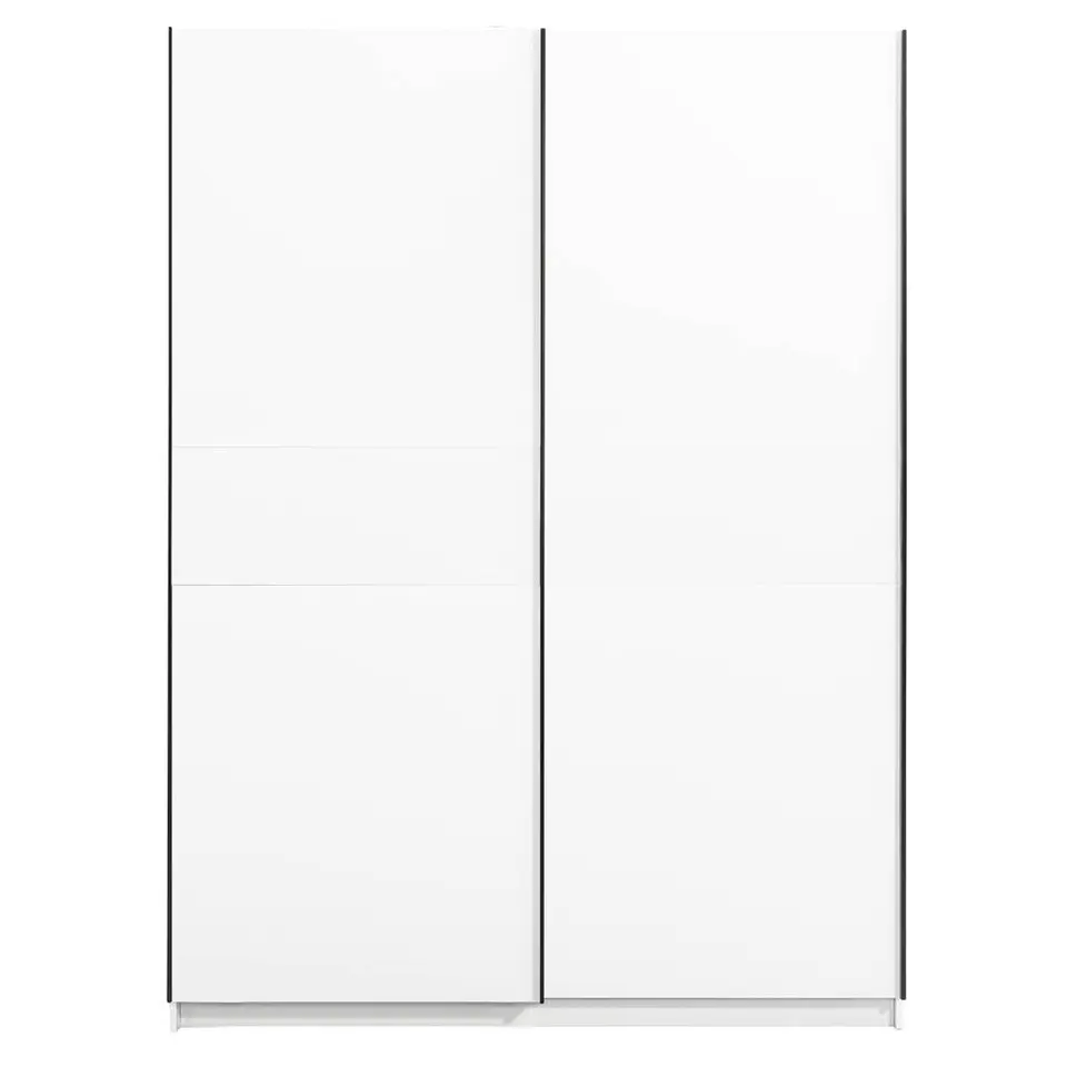 Schuifdeurkast Genua - wit - 204x150x60 cm