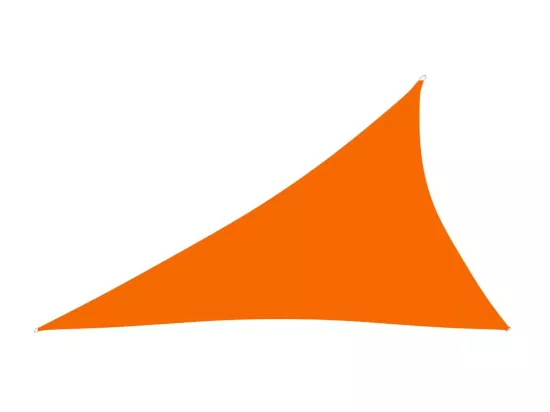 Voile de parasol Tissu Oxford triangulaire 4x5x6,4 m Orange