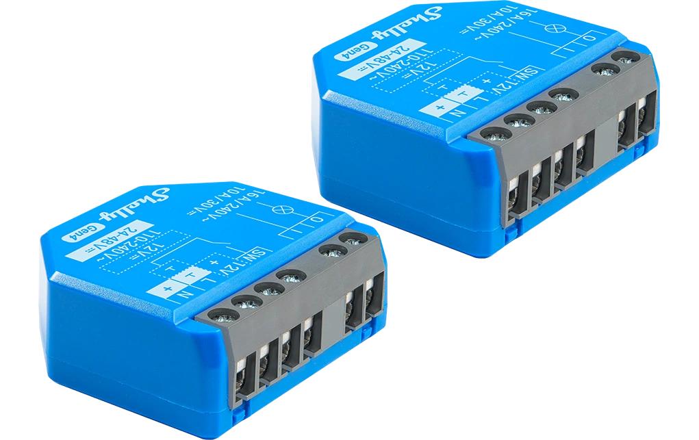 WLAN-Schaltaktor 1 Gen 4 x 2 BlauIntelligenter Schalter