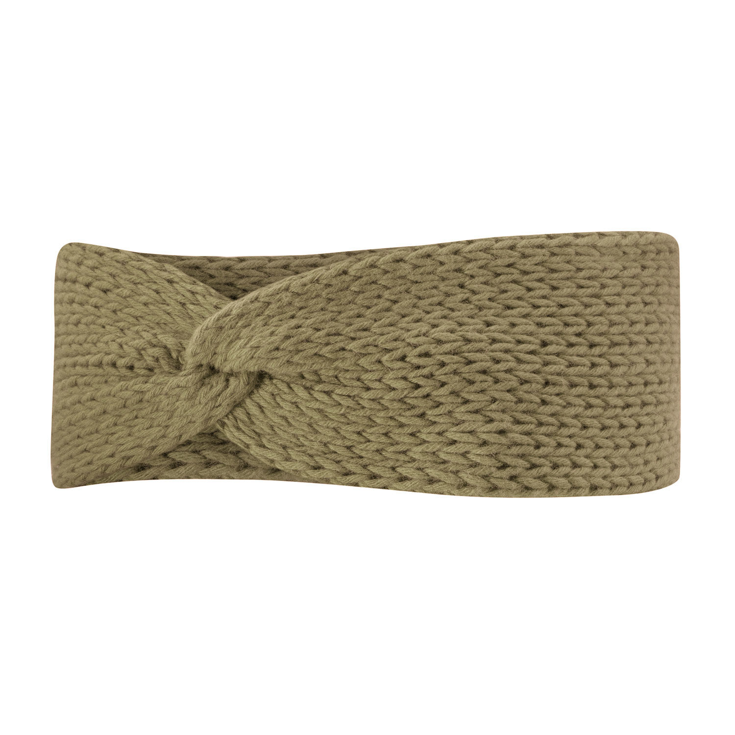 Knoten-Stirnband im Material-Mix