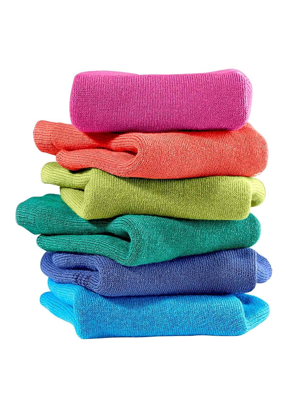 H.I.S Kurzsocken Packung, 6 Stk. tlg. mit kuscheligem Innenfrottee