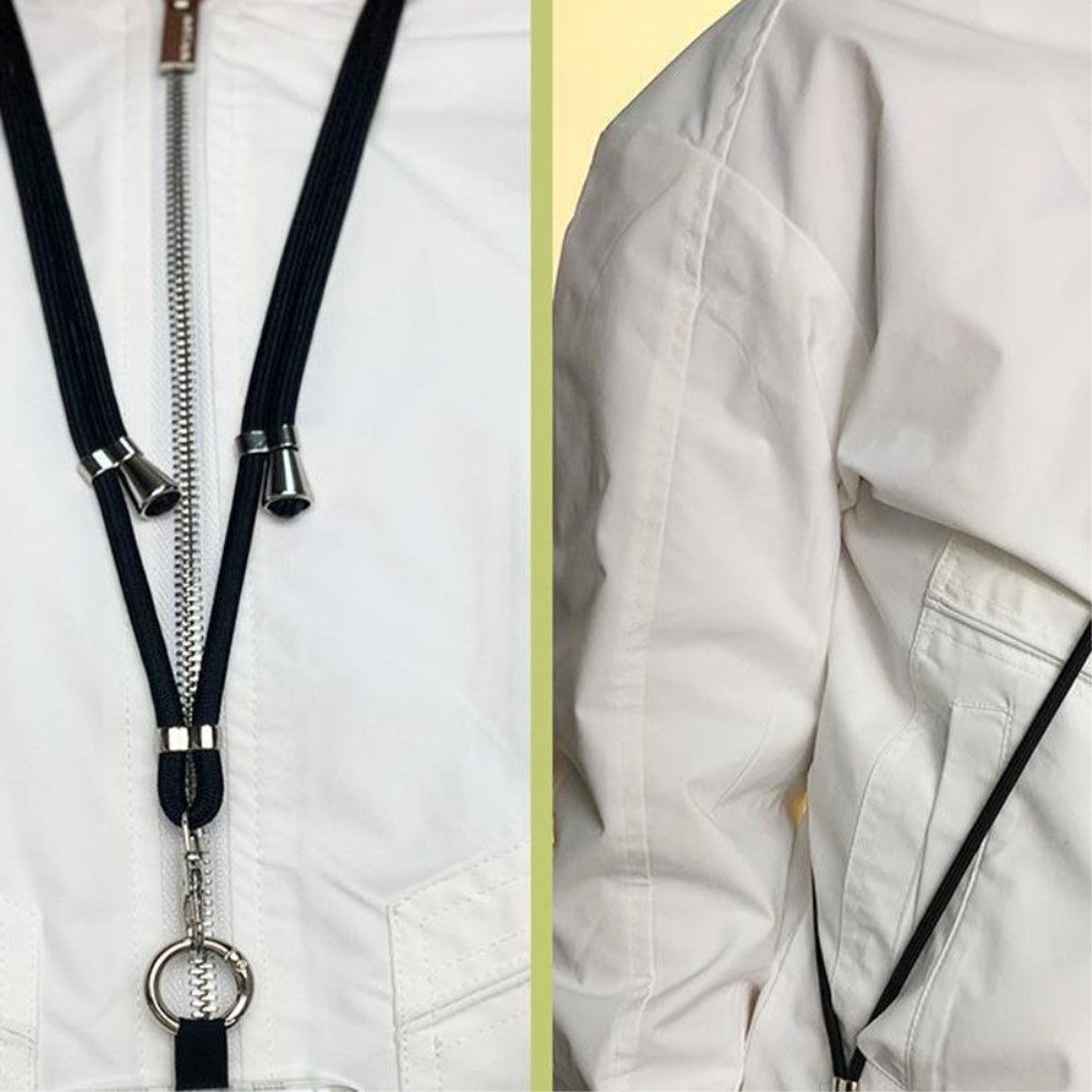 (160cm) Universal Necklace Handykette Umhängeband für Schutzhülle   1x Einlage - Lila