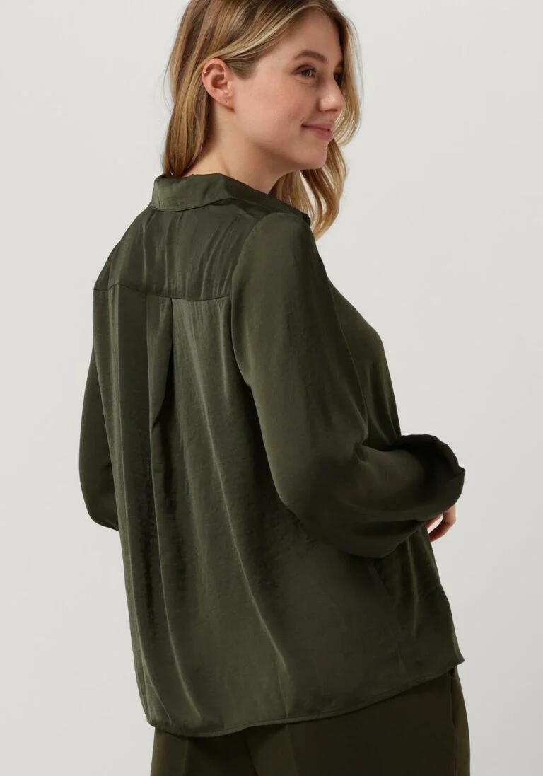 MY ESSENTIAL WARDROBE groene my essential wardrobe blouse hllo shirt
