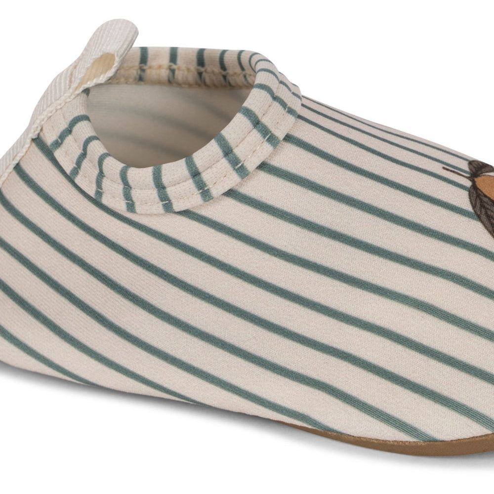 Køb Konges Sløjd Tea Stripe Aster Badesko