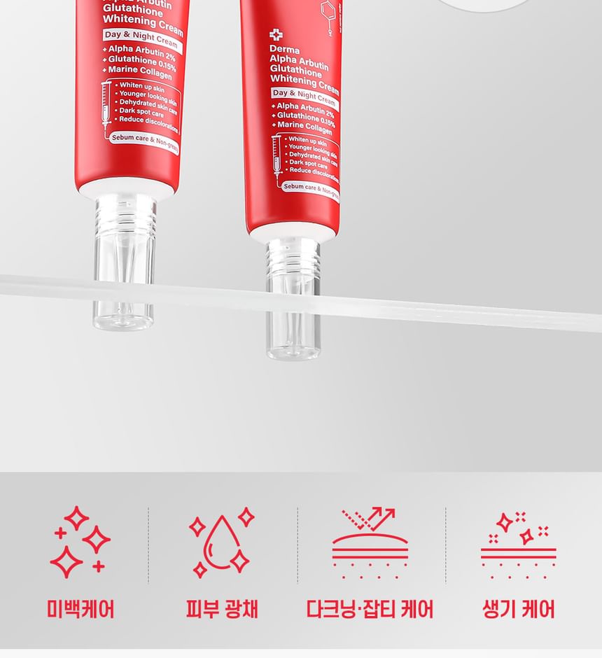 VERZORGING:NEL - Derma Alpha Arbutin Glutathion Whitening Cream
