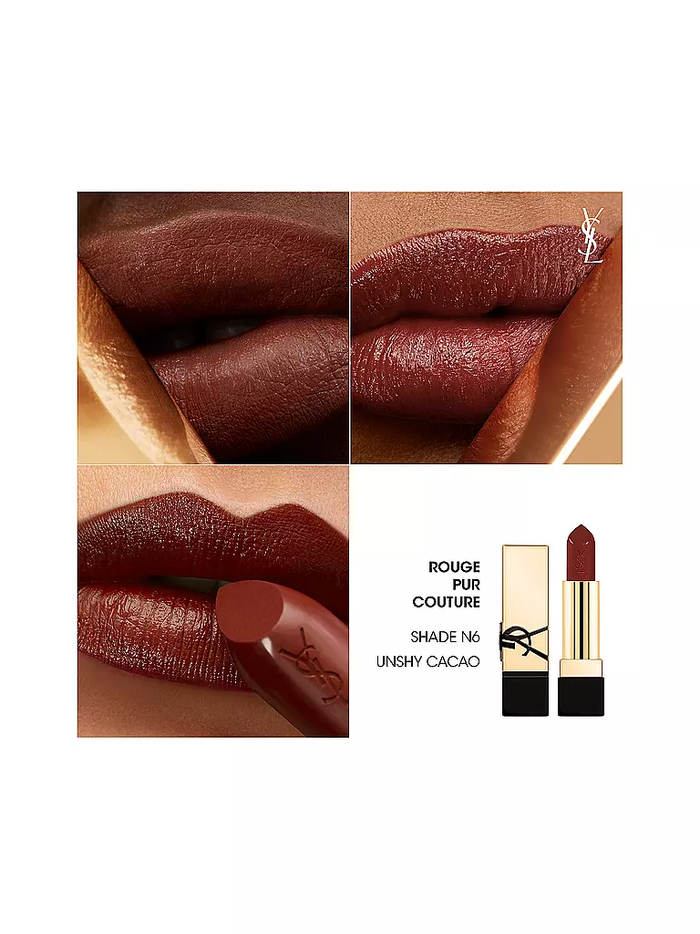YVES SAINT LAURENT Lippenstift - Rouge Pur Couture (N6) dunkelrot