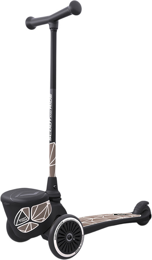 Scoot & Ride Highwaykick 2 lifestyle brown lines Sort & beige