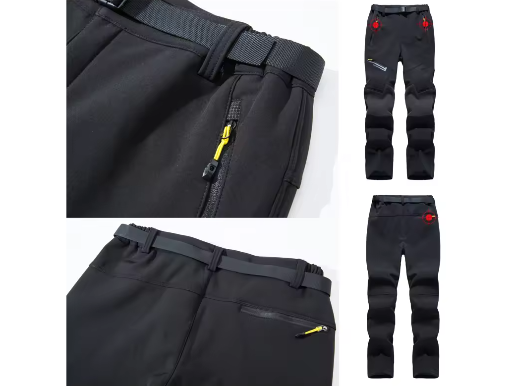 Hikr waterdichte heren fleecebroek - Grey