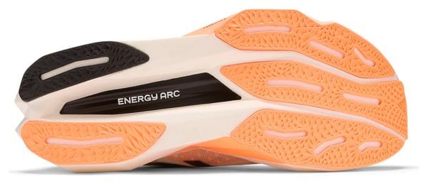 Chaussures Running New Balance FuelCell SuperComp Elite v4 Blanc/Orange Femme