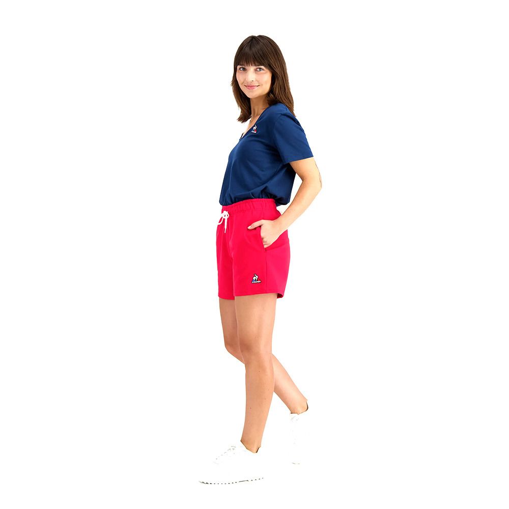 Le Coq Sportif ESS N°1 - Short Femme red camuset