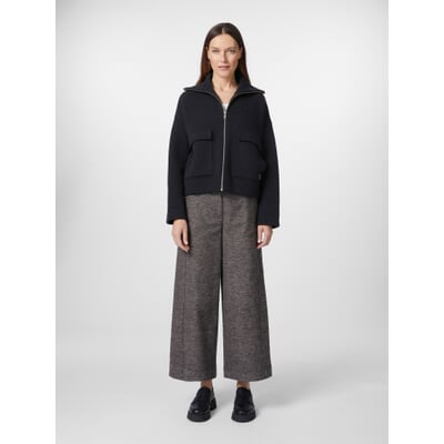 Damen-Hüftjacke, Schwarz