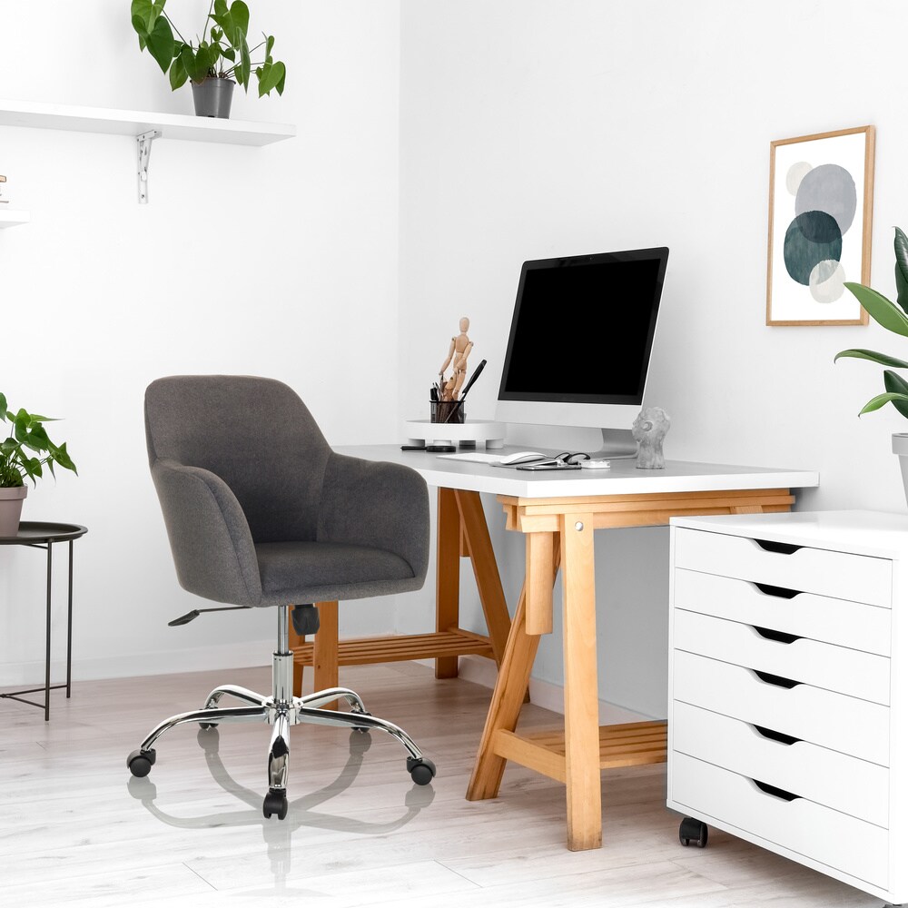 Home Office Bürostuhl SOLAO 300 Stoff mit Armlehnen hjh OFFICE
