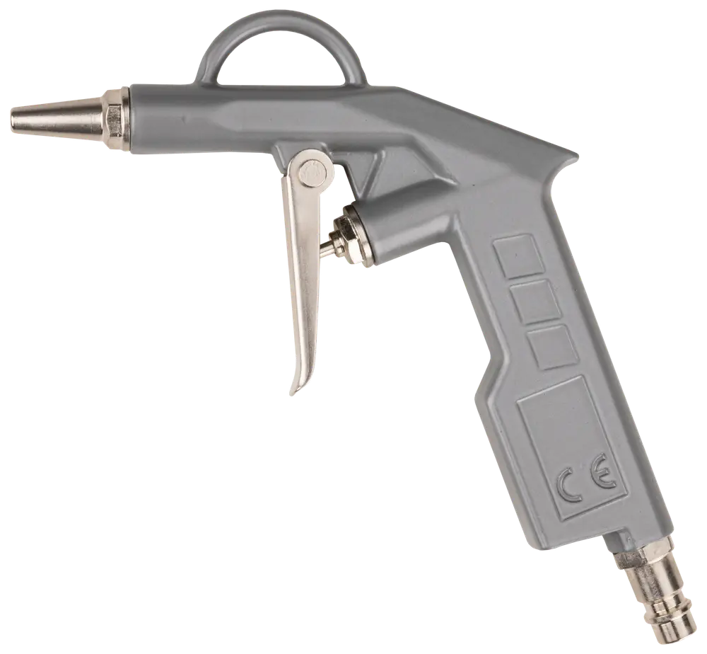 Blæsepistol med kort dyse