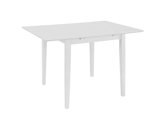 VIDAXL - Ensemble table et chaises Mobilier de salle à manger 5 pcs mdf blanc