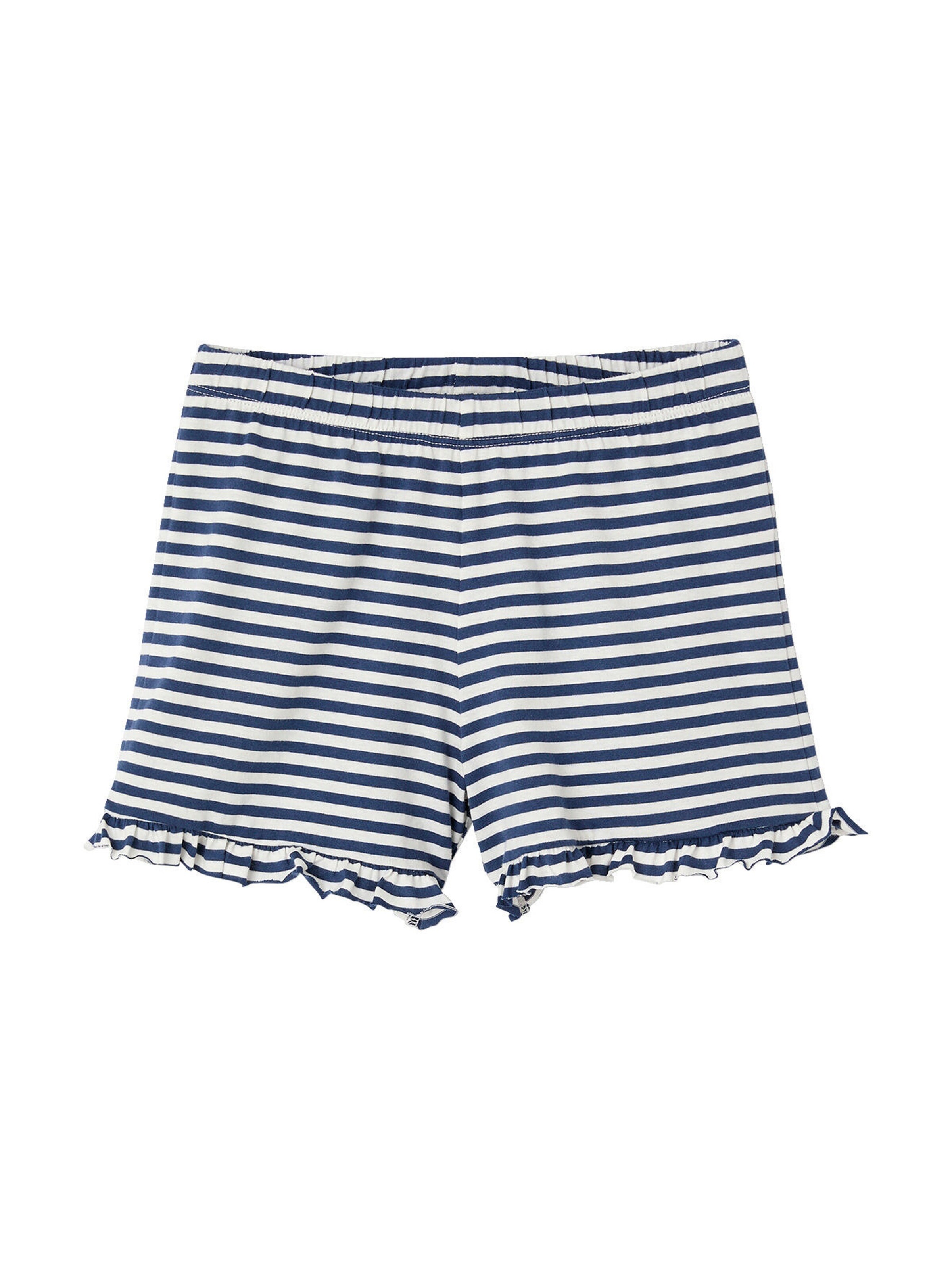 Vertbaudet Bio-Kollektion: 2er-Pack Mädchen Sommerschlafanzüge BASIC marine
