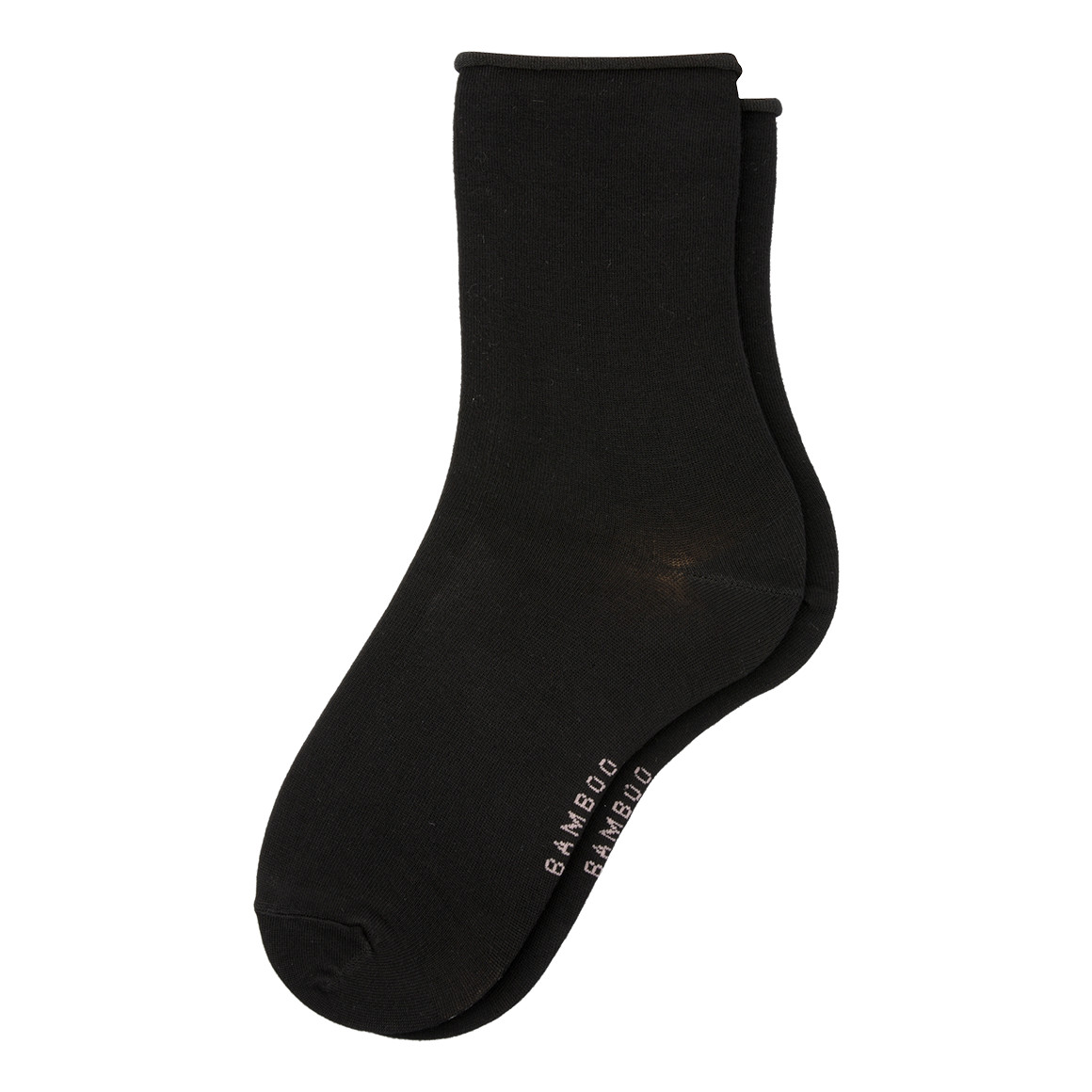 Gina Benotti 2 Paar Damen Socken mit Viskose aus Bambus schwarz
