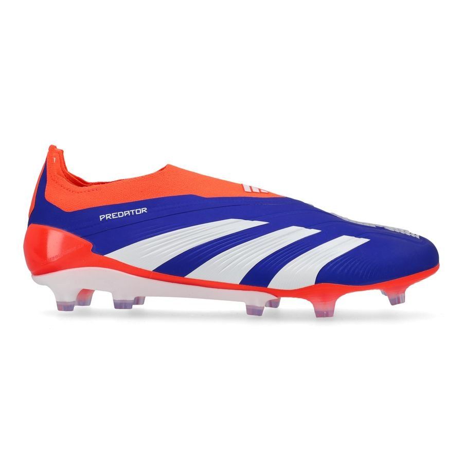 adidas Predator Elite Laceless FG Advancement - Bleu/Blanc/Rouge