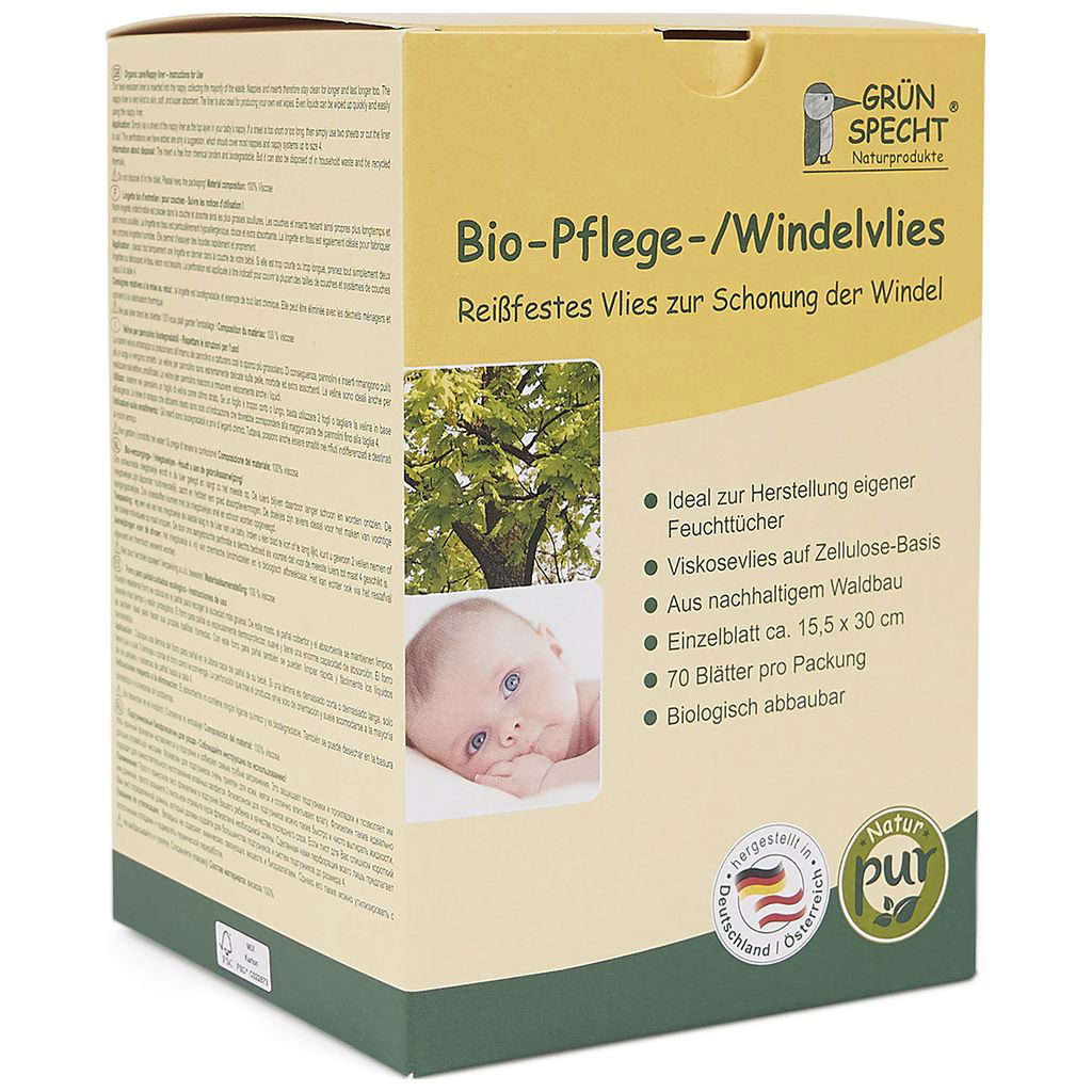 GrünspechtGrünspecht   Pflege und Windelvlies Bio