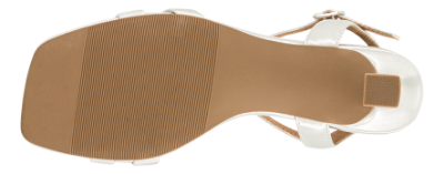 B&CO Damesandal med hæl Sølv 4213102902