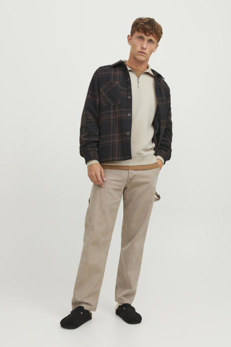 Jack & Jones ecru heren sweater