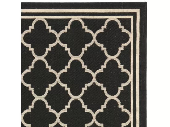Tapis Black & Beige 79 X 152 cm - Bleeker