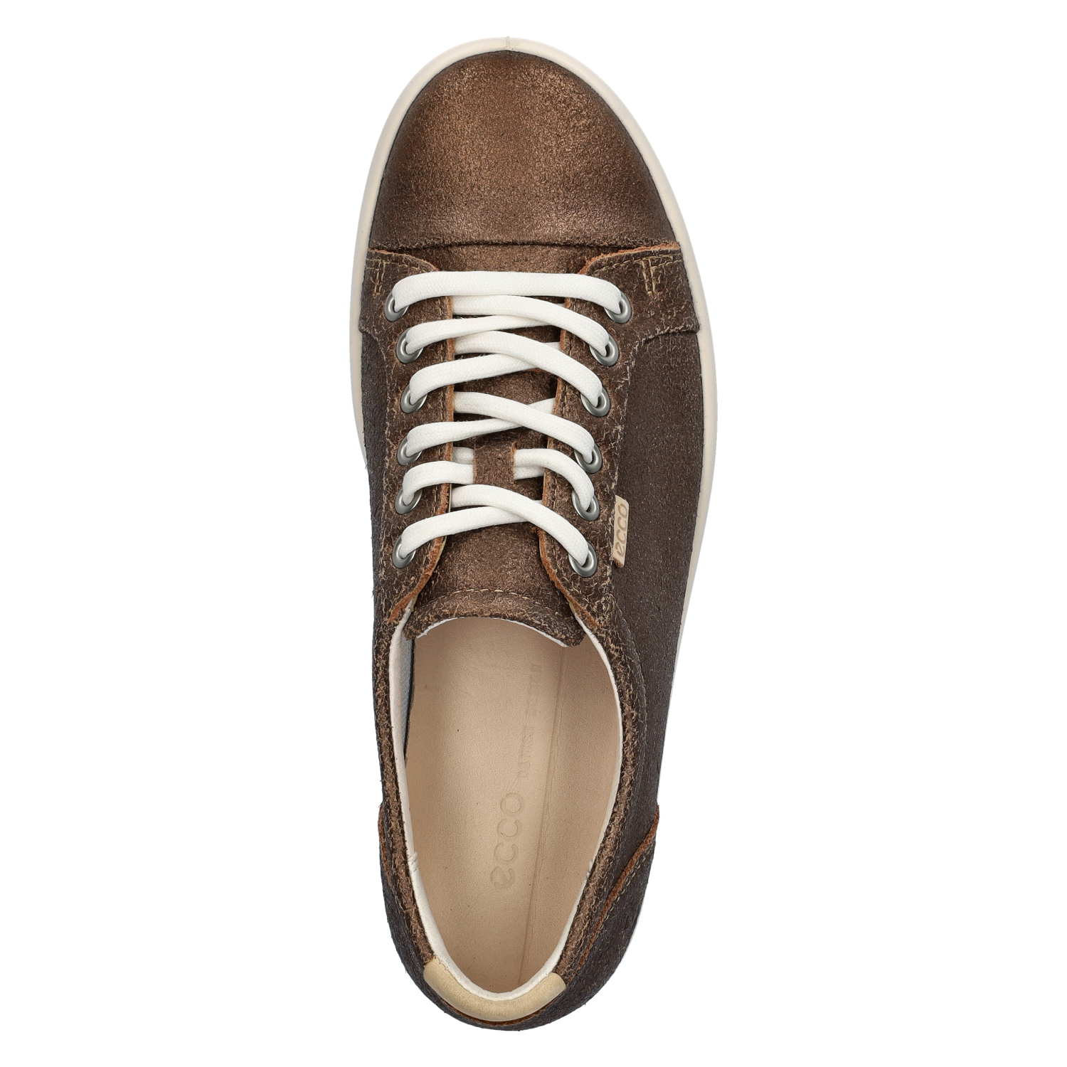 Soft 7  dames sneaker Ecco Brons