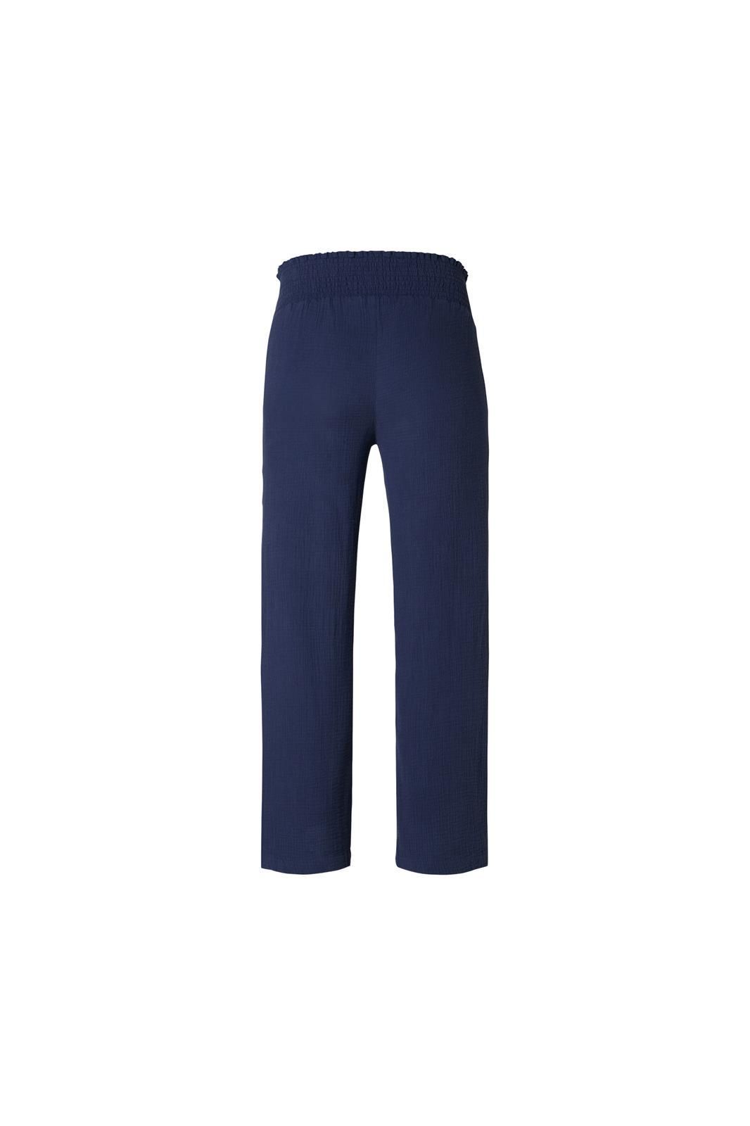 Noppies Maternity Casual broek wide leg fit - Naval Academy