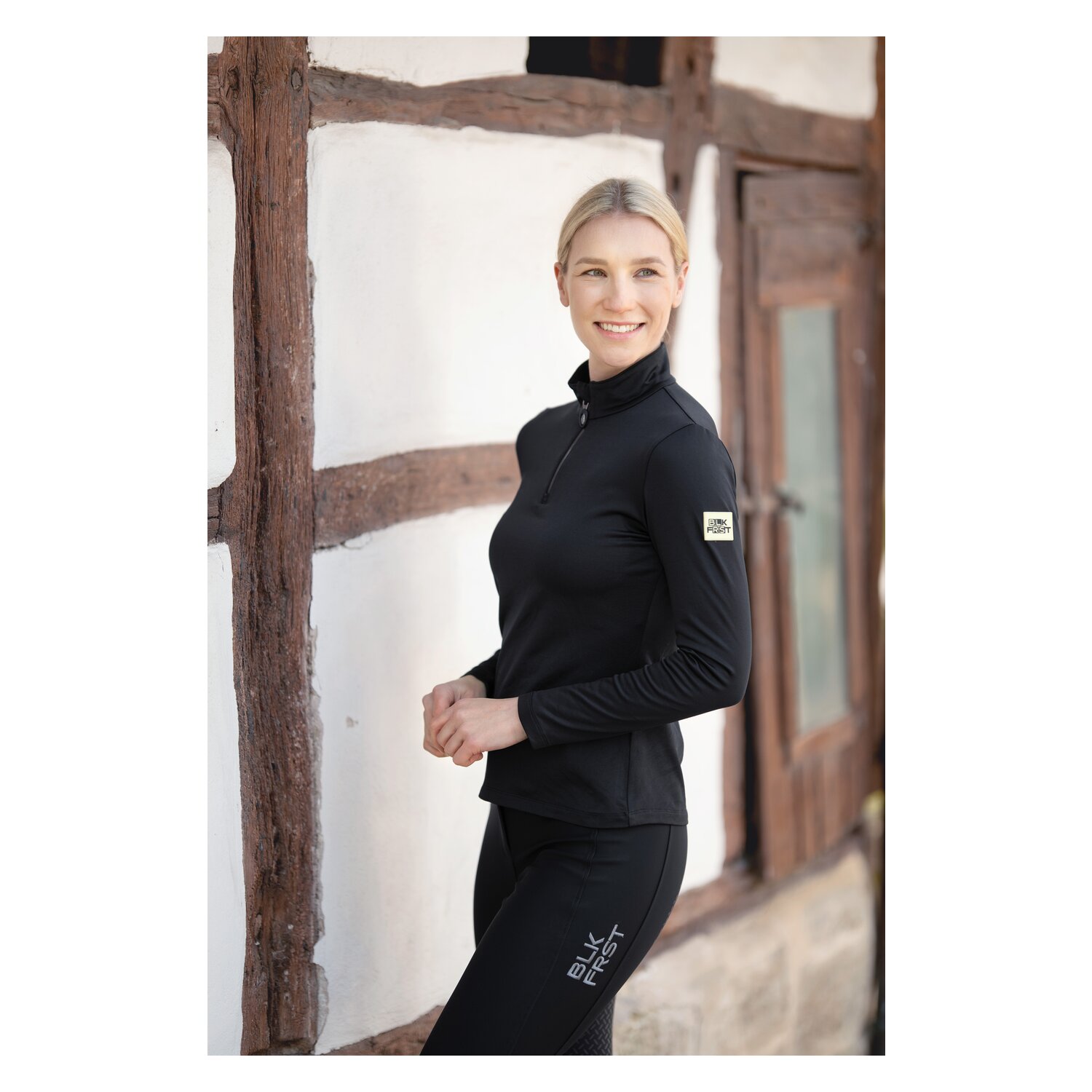 black forest Winter-Funktionsshirt  - black