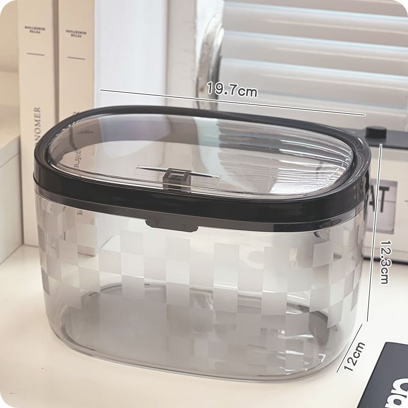 Yunikon - Checker Plastic Bureau Prullenbak (Diverse Ontwerpen)