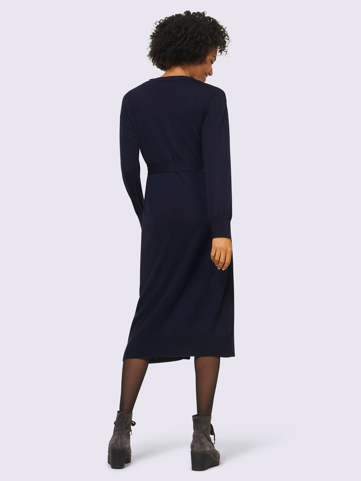 Robe en tricot 30% laine vierge (mérinos)