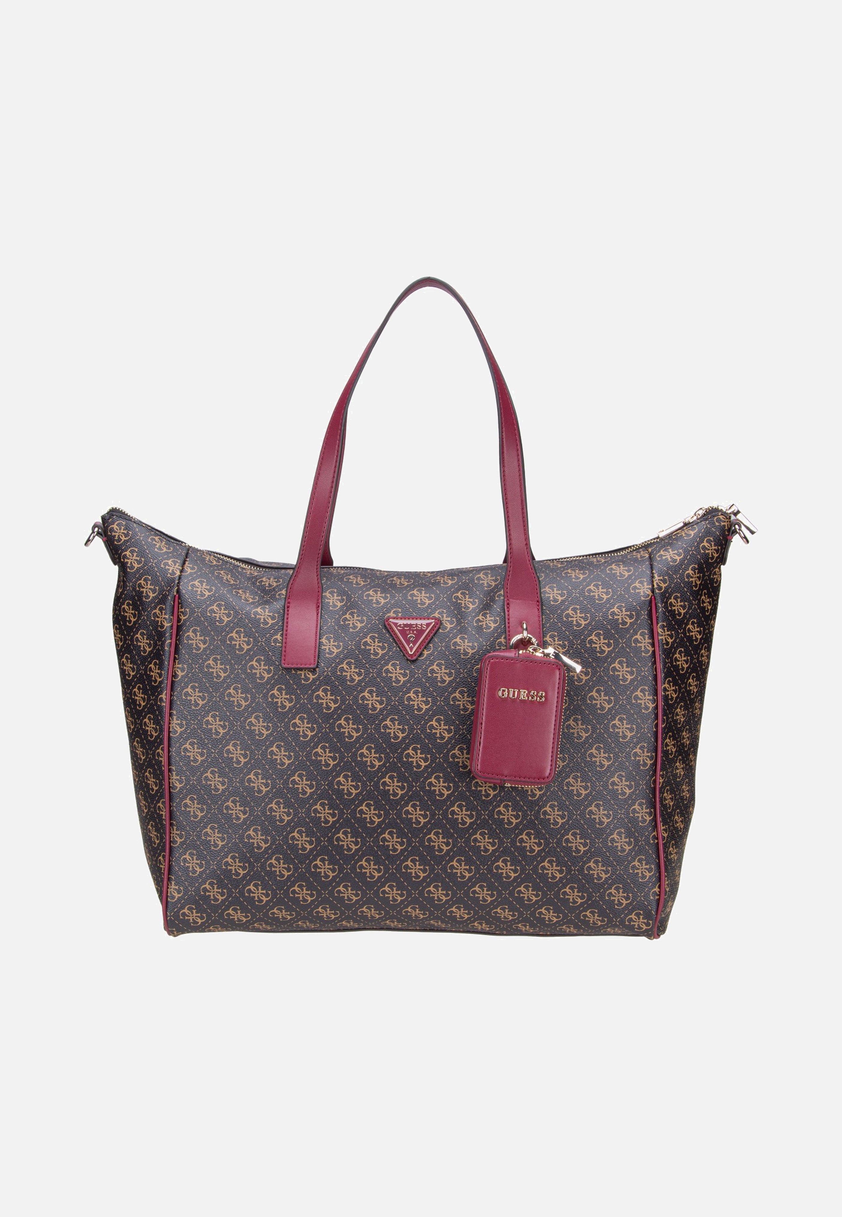 Latona Carryon Large Tote Brown Logo - Shopper