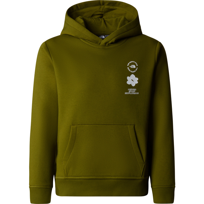 The North Face Kinder Girls Flower Graphic Relaxed Hoodie