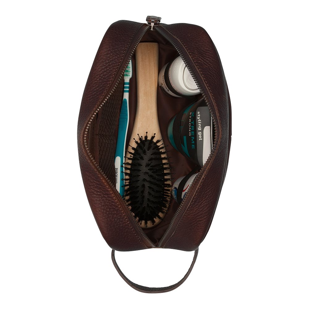 Burkely Antique Avery Toiletry Bag dark brown