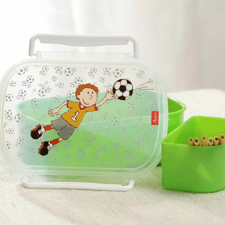 Sigikid Brotdose + Trinkflasche 2er Set grün