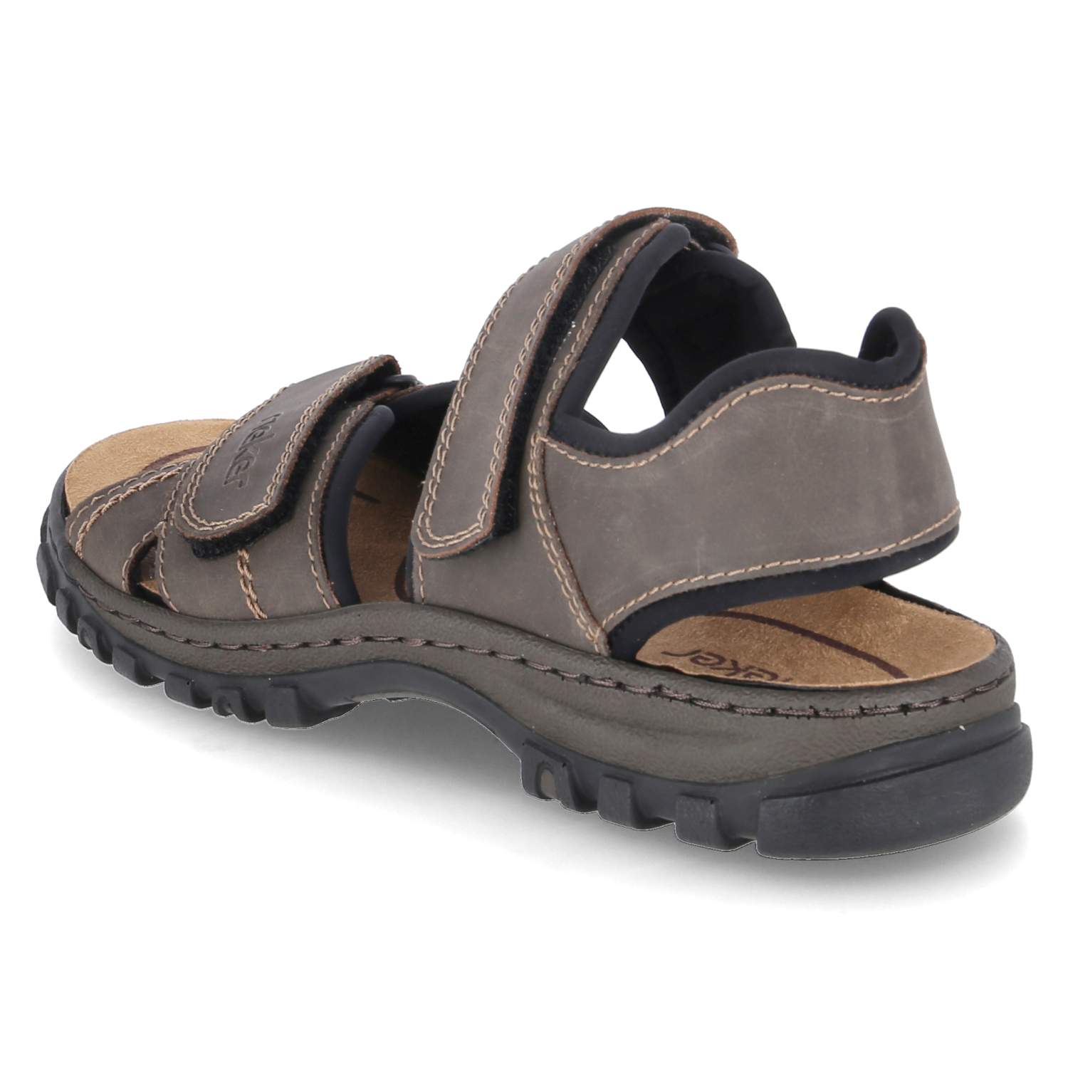 Rieker Sandalen - tabak/schwarz