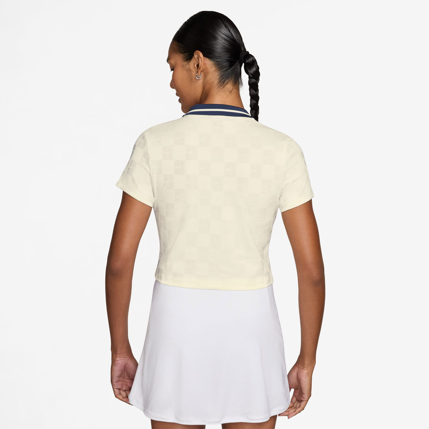 Nike Court Cropped Printed Polo